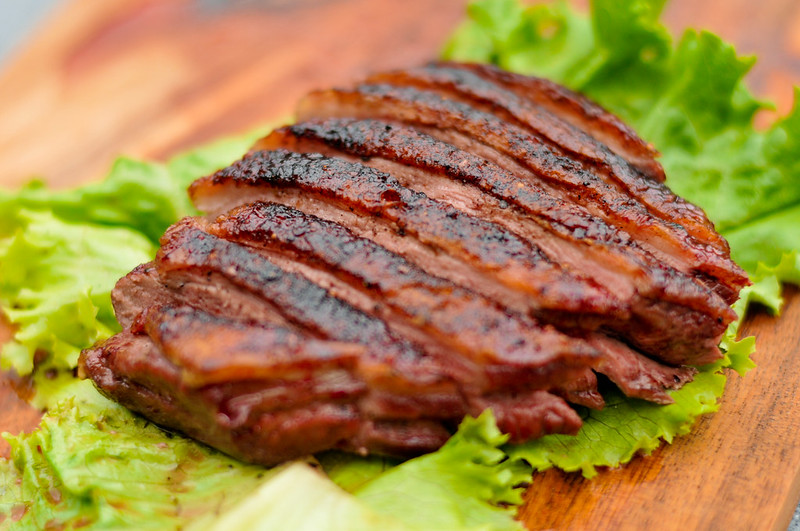 Spice Rubbed Grilled Duck Breast