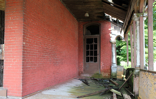 county ohio house abandoned porch mansfield richland collapsing