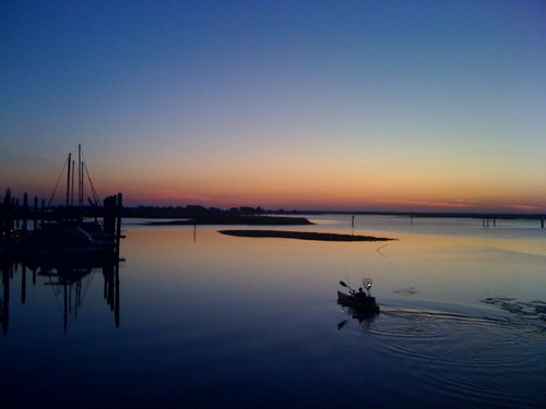 water sunrise dawn nc kayak