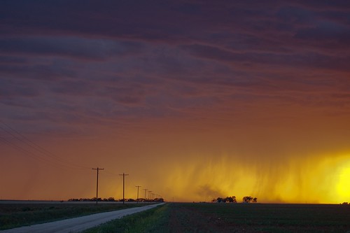 sunset storm rain texas lubbock cottonfield littlefield