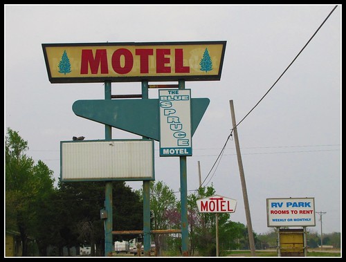 eldorado kansas smalltown motels plasticsigns vintagemotels