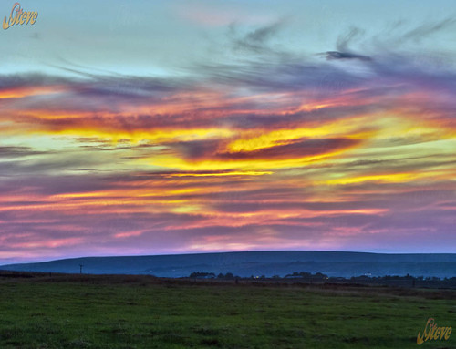 uk sunset england landscape europe bradford britain yorkshire nopeople moors hdr moorland haworth brontecountry denholme canong9 jstevesw