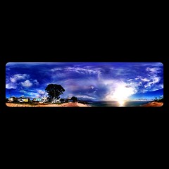 #barbados #sunset #panorama #sky