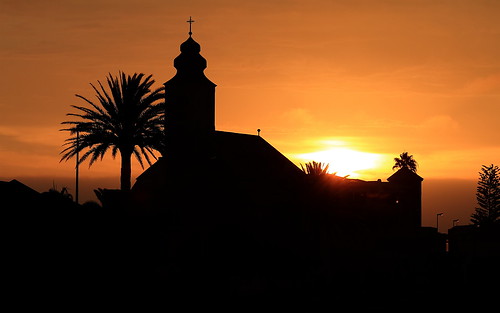 sunset sun church silhouette canon golden harbor cool palmtree namibia atlanticocean canon70200f4l namib swakopmund southernafrica harbortown eventing namibdessert eos7d natureselegantshots mygearandme ringexcellence