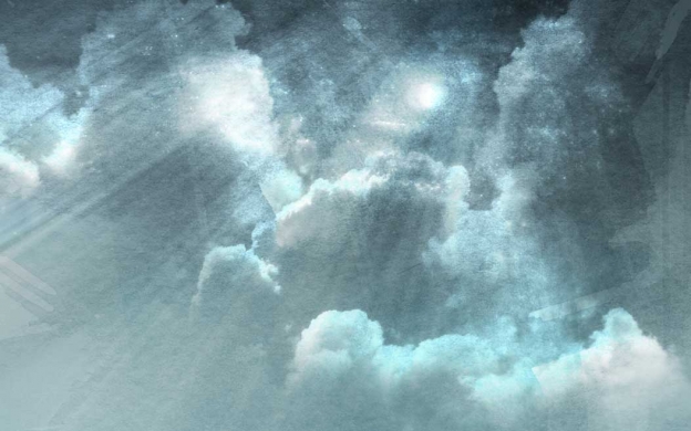 Free Abstract Cloudy Sky  Pale Blue Pine Background