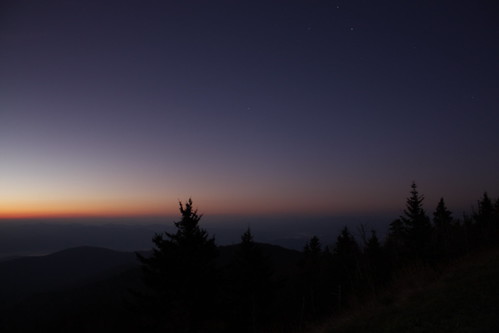 mountains nature colors night sunrise nationalpark tennessee scenic gatlinburg smokies greatsmokymountains