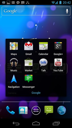 Google Apps di Samsung Galaxy Nexus