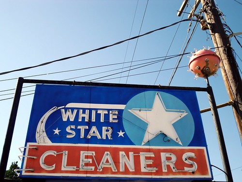 white signs star neon cleaners sputnik houma