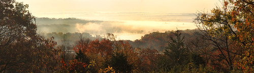 morning mist fall home colors sunrise view jeffersoncounty