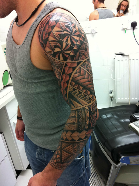 Free hand Maori sleeve | Flickr - Photo Sharing!