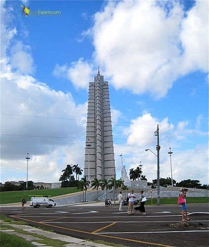 Revolution square and presidential building in havana cuba
