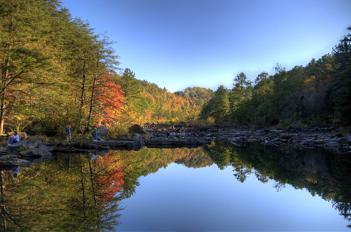 blue chris trees red orange white color tree fall water leaves yellow reflections river photography photo nikon whitewater soft kaskel tn hole tennessee center pro olympics ocoee matix photomatix d5000