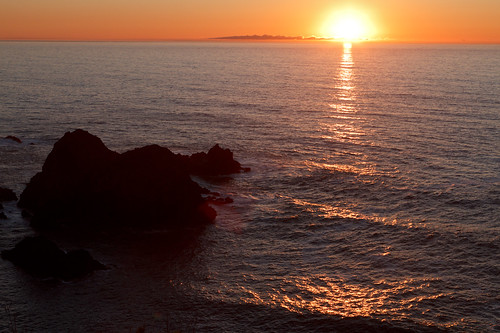 ocean ca sunset fall coast mendocinocounty