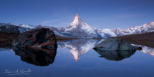 montagne 50mm reflet zermatt matterhorn cervin stellisee