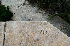 Bearing Mark, Battery Croghan, Fort San Jacinto, Galveston, Texas 1023111242