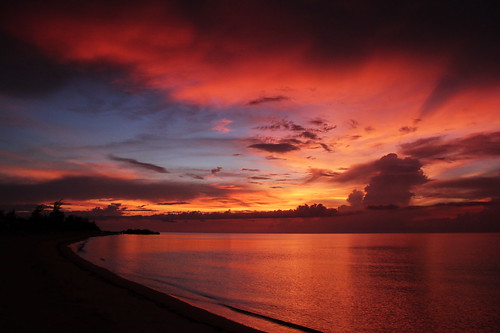 sunset sea beach atardecer mar horizon cuba playa caribbean puestadesol cayo marcaribe caribe caribbeansea cayolevisa pinardelrío gi1112