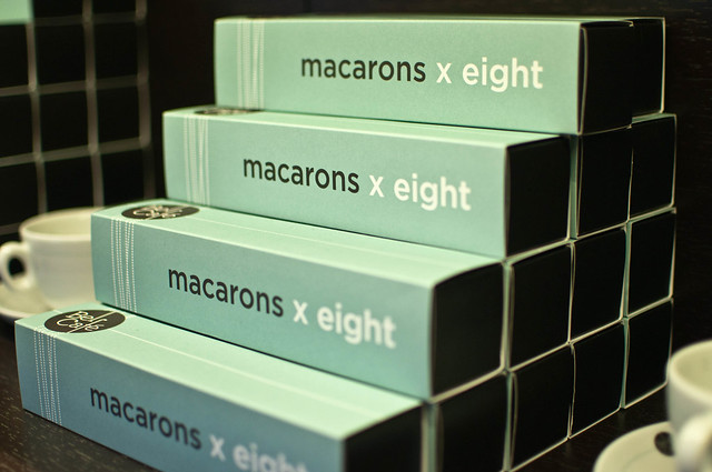 Bel Cafe macarons packaging design