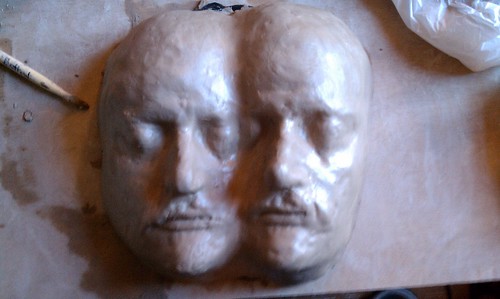 sculpture face clay