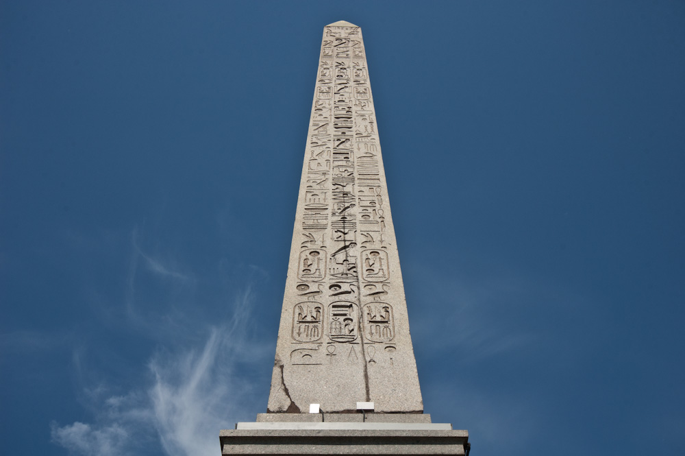 El Obelisco de Luxor en la Plaza de la Concordia