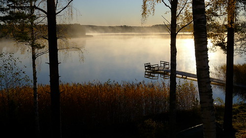 morning lake sweden sverige värmland lx5 forshaga acksjön