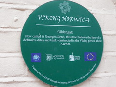 Gildengate green plaque