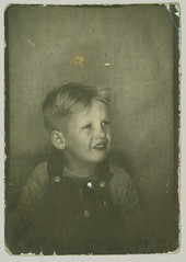 Boy in photobooth
