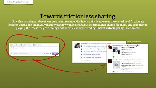 The evolution towards frictionless sharing