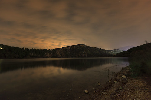 lake reflection night clouds greece canonef1635f28iilis