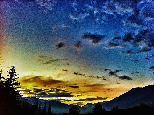 autumn sunset mountain alps piemonte oulx iphone4 snapseed