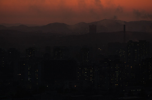 night lights northkorea pyongyang dprk