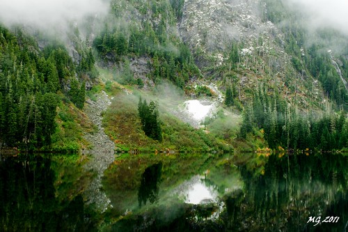 trees cloud lake snow canada cold reflection tree nature water rain fog clouds forest reflections nikon walk freezing hike raining downpour