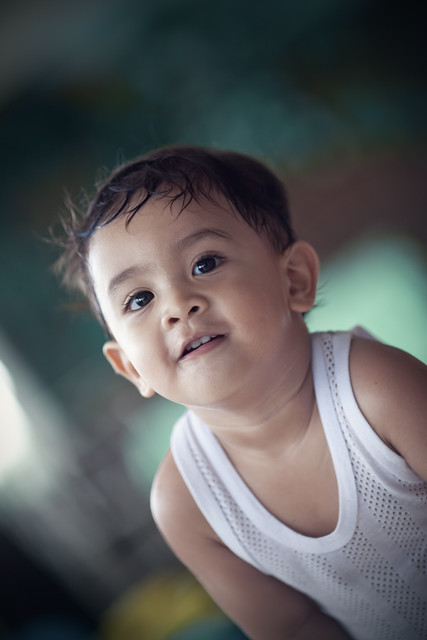 portrait with shallow depth of field