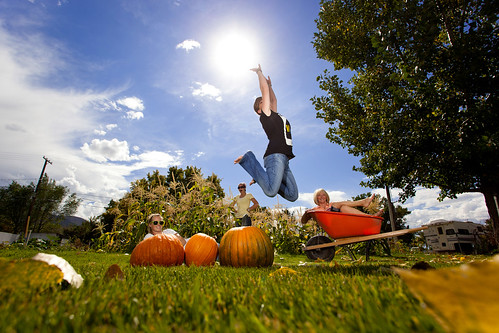 fall outside jump jumping pumpkins kirsten manti jumpology