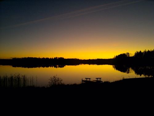 cameraphone camera sunset sky lake landscape dawn nokia phone cell calm n8