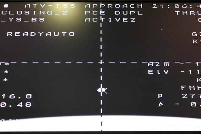 ATV-3 seen from ISS