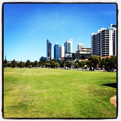 Towards CBD #Perth #Australia #NoClouds