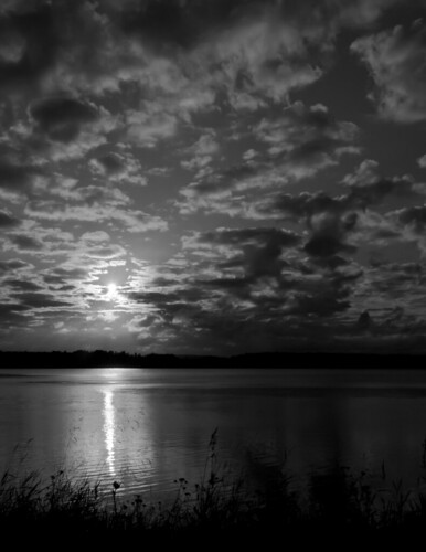 sunset sky white black clouds landscape blackwhite nikon sweden d90 umeå stöcksjö