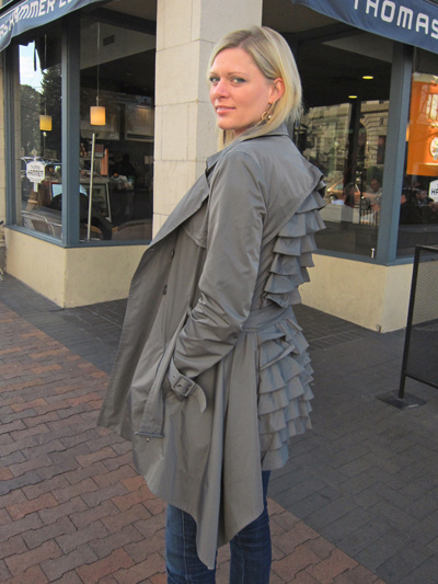 Boise Style: Stylish Gray Trench Coat