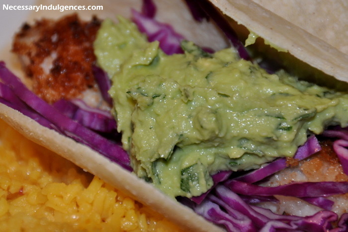 Fish Tacos with Avocado Cream