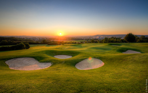 sunset golf nikon golfcourse hdr bayreuth tonemapped 1024mm d7000