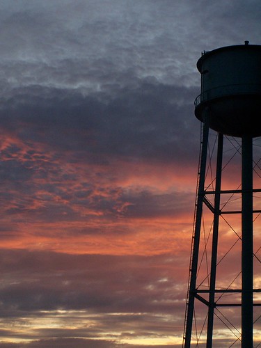 sunset sky fall washington midwest watertower il