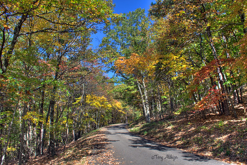 blue sky mountain fall up autum loop ridge roanoke parkway terry hdr aldhizer