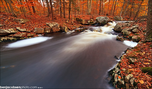 ri fall leaves river waterfall 14mm 5dii nooseneckhollow