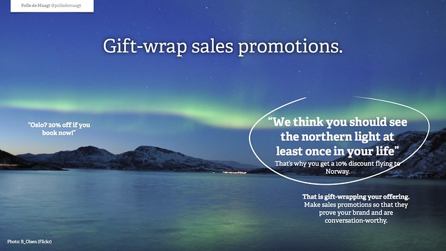 Gift-wrap sales promotions