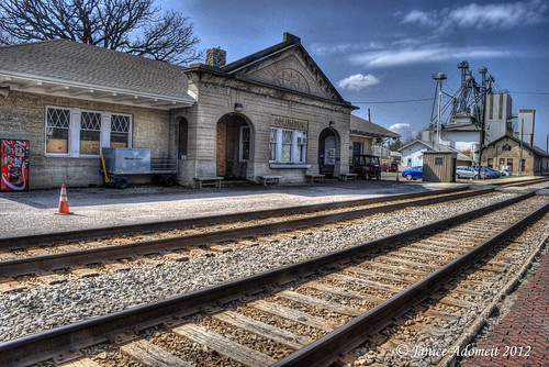 columbus station track amtrak trainstation hdr jma flickraward flickraward5 janiceadomeit