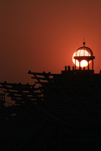 china pakistan sunset sea building port circle out pipes m disk corona shore covered dome tianjin lahore silhoutte helios islamabad sunspots juniad tanggu uet engr rahsid bahwalpur weitong getty:collection=fo getty:id=119665188 getty:license=rf