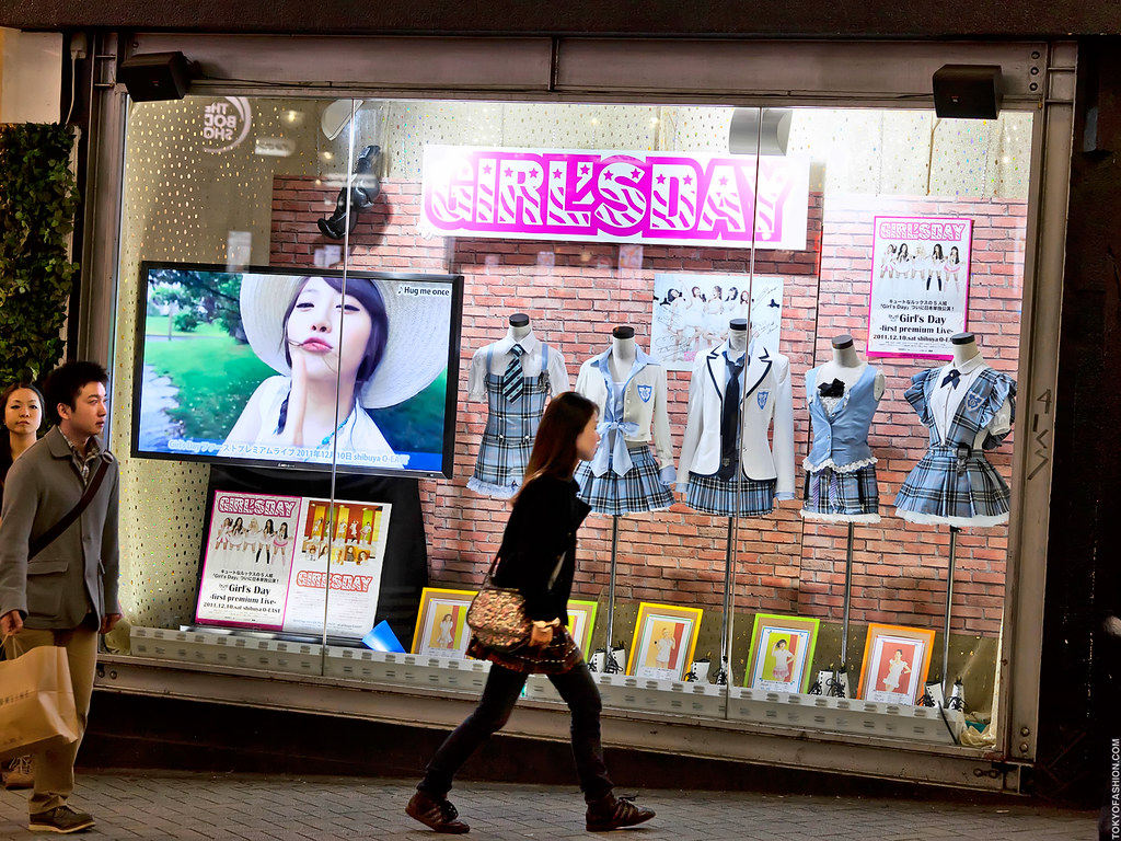 Girl's Day K-Pop Promo in Shibuya, Japan