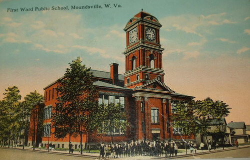history wv westvirginia firststreet marshallcounty moundsville firstwardschool