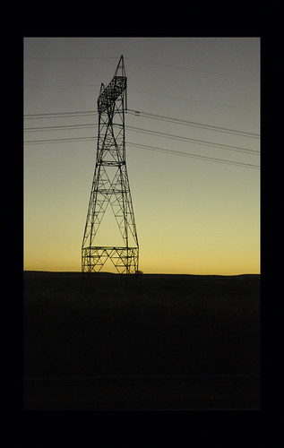 sunset spain energy power silouette electricity powerline silouettes