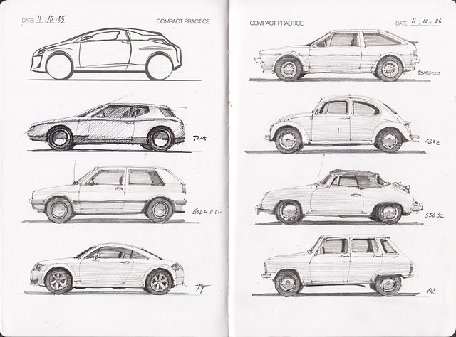 I Draw Cars Sketchbook And Reference Guide Urban Sketchers